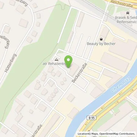 Standortübersicht der Tankstelle Dr. Kupfer und Sohn GbR in 09120 Chemnitz