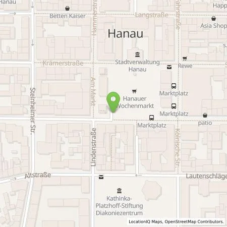 Standortübersicht der Tankstelle Hanauer Parkhaus GmbH in 63450 Hanau