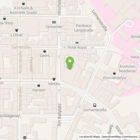 Standortübersicht der Tankstelle Hanauer Parkhaus GmbH in 63450 Hanau