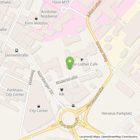 Standortübersicht der Tankstelle Hanauer Parkhaus GmbH in 63450 Hanau