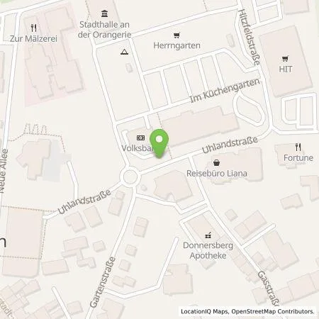 Standortübersicht der Tankstelle e-rp GmbH in 67292 Kirchheimbolanden