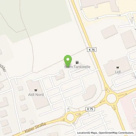 Standortübersicht der Tankstelle CLEVER A/S in 24783 Osterrönfeld