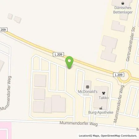 Standortübersicht der Tankstelle CLEVER A/S in 23769 Burg auf Fehmarn