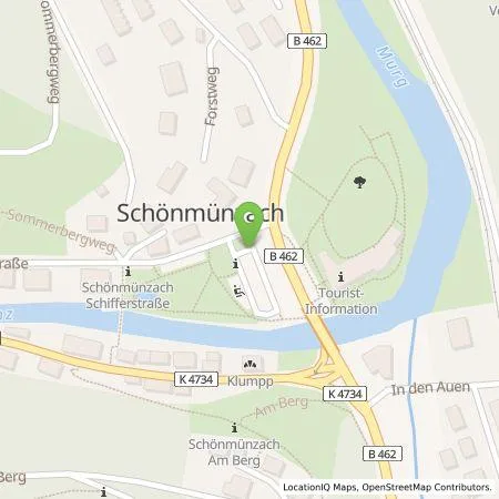 Standortübersicht der Tankstelle Gemeindewerke Baiersbronn in 72270 Baiersbronn