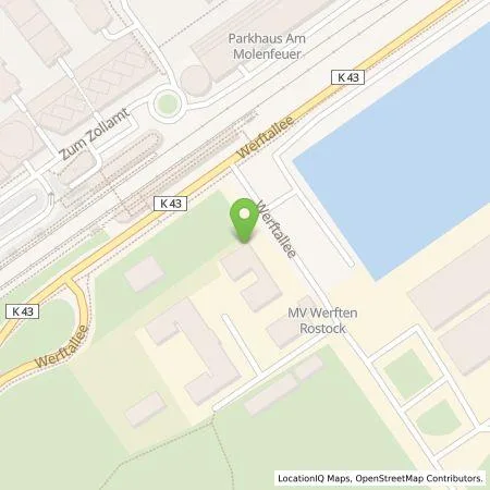 Standortübersicht der Tankstelle ZMVZ Warnemünde GmbH in 18119 Rostock