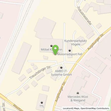 Standortübersicht der Tankstelle Möbel Karmann GmbH & Co. KG in 91781 Weißenburg