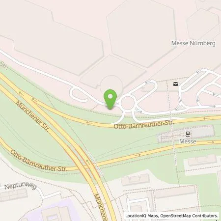 Standortübersicht der Tankstelle NürnbergMesse GmbH in 90471 Nürnberg