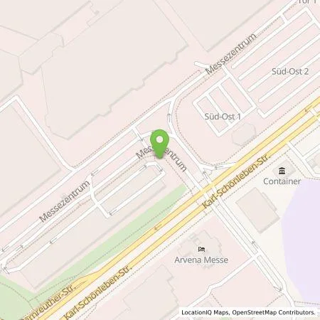 Standortübersicht der Tankstelle NürnbergMesse GmbH in 90471 Nürnberg