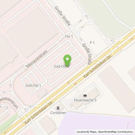 Standortübersicht der Tankstelle NürnbergMesse GmbH in 90471 Nürnberg