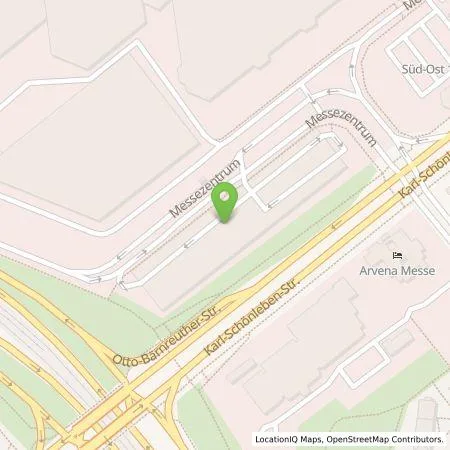 Standortübersicht der Tankstelle NürnbergMesse GmbH in 90471 Nürnberg