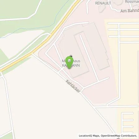 Standortübersicht der Tankstelle KW Möbel A. Karmann GmbH & Co. KG in 86650 Wemding