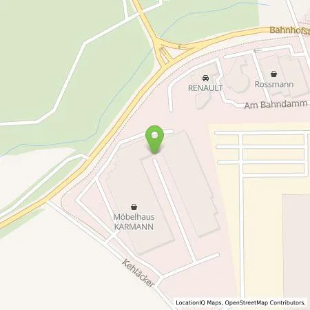 Standortübersicht der Tankstelle KW Möbel A. Karmann GmbH & Co. KG in 86650 Wemding