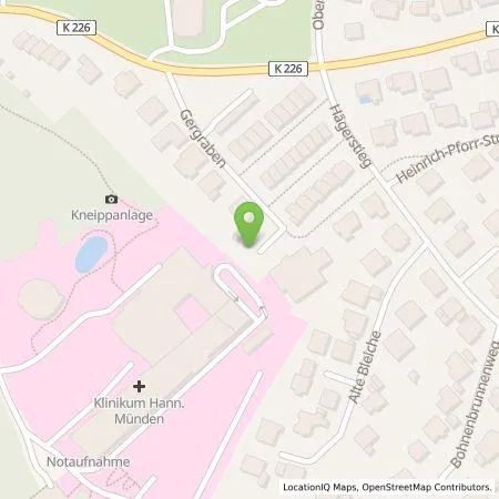 Standortübersicht der Tankstelle Versorgungsbetriebe Hann. Münden GmbH in 34346 Hann. Münden