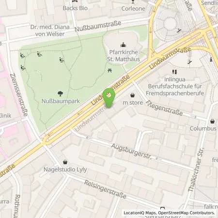 Standortübersicht der Tankstelle SWM Versorgungs GmbH in 80337 München