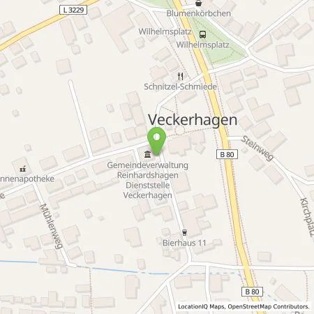 Standortübersicht der Tankstelle Versorgungsbetriebe Hann. Münden GmbH in 34359 Reinhardshagen