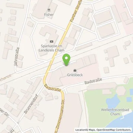 Standortübersicht der Tankstelle Ludwig Griesbeck Kraftfahrzeuge GmbH&Co.KG in 93413 Cham