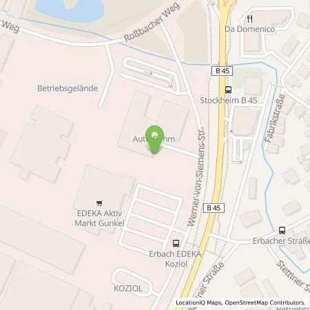 Standortübersicht der Tankstelle Auto Böhm GmbH & Co. KG in 64711 Erbach