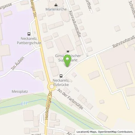 Standortübersicht der Tankstelle Kinostar Theater GmbH in 74821 Mosbach