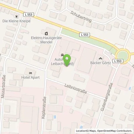 Standortübersicht der Tankstelle Herbert Leibach in 76761 Rülzheim