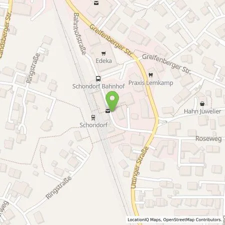 Standortübersicht der Tankstelle HELMER GMBH in 86938 Schondorf