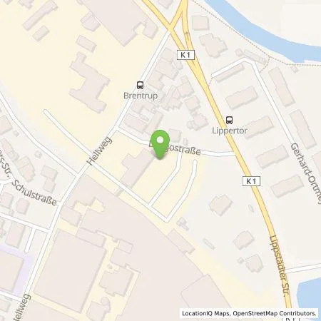 Standortübersicht der Tankstelle Walter Fritz deutsche Gesellschaft für Energieversorgung mbH in 33378 Rheda-Wiedenbrück