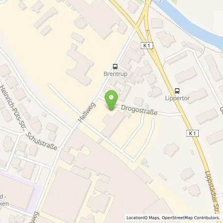 Standortübersicht der Tankstelle Walter Fritz deutsche Gesellschaft für Energieversorgung mbH in 33378 Rheda-Wiedenbrück