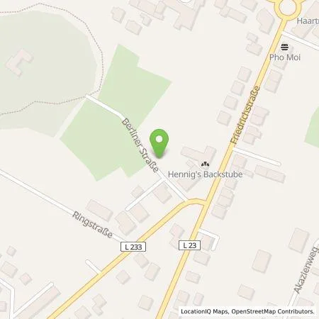 Standortübersicht der Tankstelle Stadtwerke Strausberg GmbH in 15378 Hennickendorf