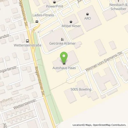 Standortübersicht der Tankstelle Autohaus Haas GmbH & Co. KG in 82140 Olching