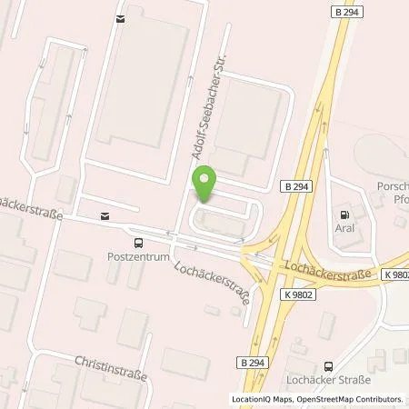 Standortübersicht der Tankstelle EWE Go GmbH in 75177 Pforzheim