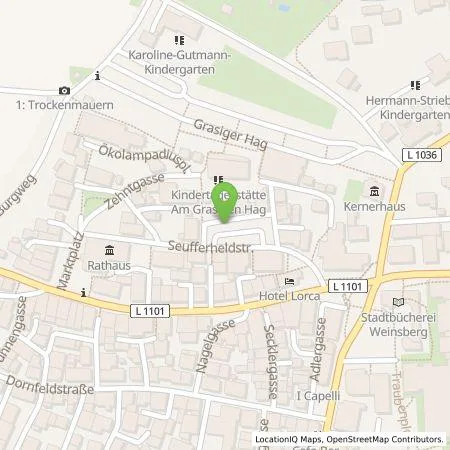 Standortübersicht der Tankstelle deer GmbH in 74189 Weinsberg