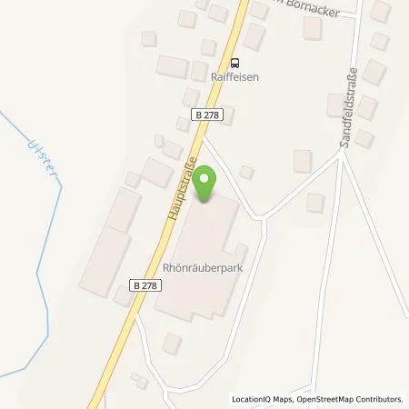 Standortübersicht der Tankstelle energielenker service GmbH in 36142 Tann (Rhön)