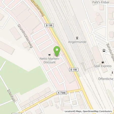 Standortübersicht der Tankstelle amperio GmbH in 16278 Angermünde