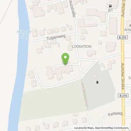 Standortübersicht der Tankstelle Ostfriesische Beschäftigungs- und Wohnstätten GmbH in 26721 Emden