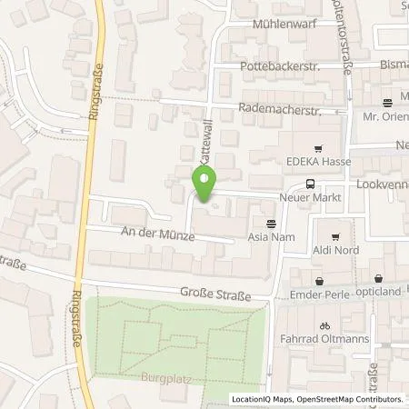 Standortübersicht der Tankstelle Ostfriesische Beschäftigungs- und Wohnstätten GmbH in 26721 Emden