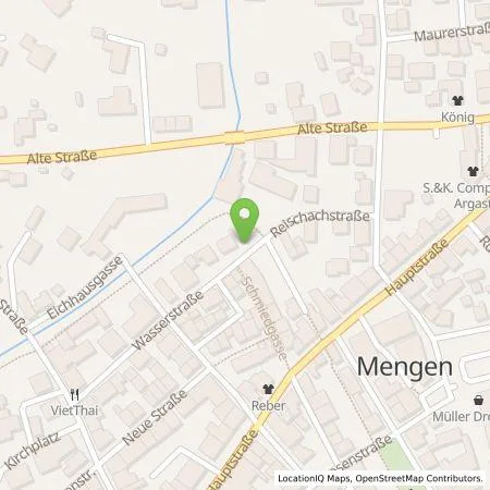Standortübersicht der Tankstelle Stadtwerke Mengen in 88512 Mengen