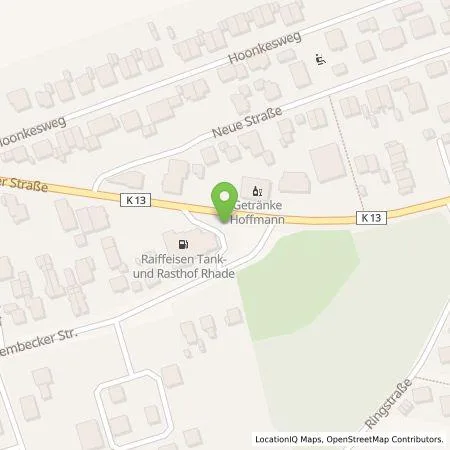 Standortübersicht der Tankstelle Hohe Mark Energie GmbH in 46286 Dorsten-Rhade