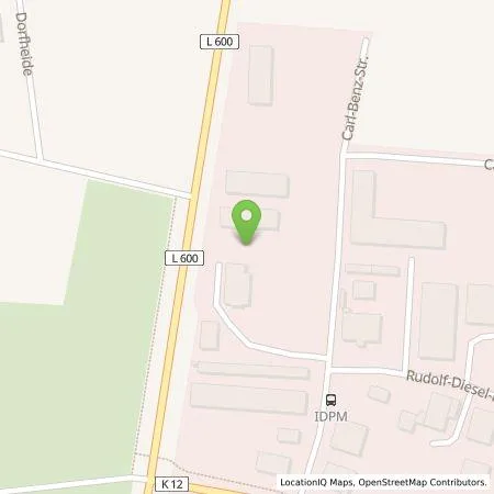 Standortübersicht der Tankstelle Hohe Mark Energie GmbH in 48734 Reken