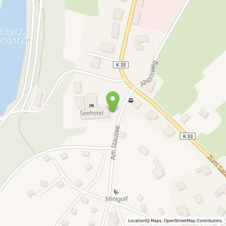 Standortübersicht der Tankstelle Seehotel am Stausee GmbH in 54568 Gerolstein