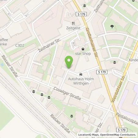 Standortübersicht der Tankstelle VGRDD GmbH in 01127 Dresden