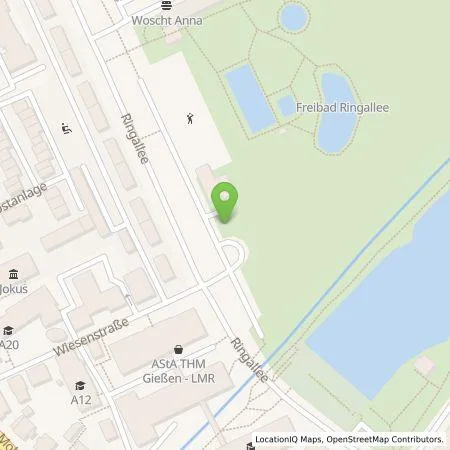 Standortübersicht der Tankstelle ServiceSTADTwerke GmbH & Co. KG in 35398 Gießen