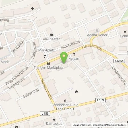 Standortübersicht der Tankstelle Volksbank Hochrhein eG in 79761 Waldshut-Tiengen