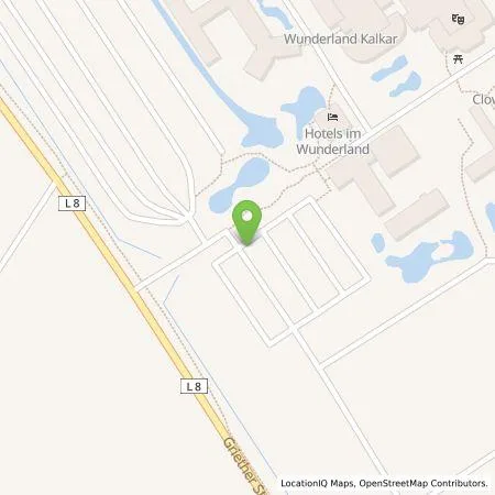 Standortübersicht der Tankstelle Kuster Energy Tankstellen GmbH in 47546 Kalkar