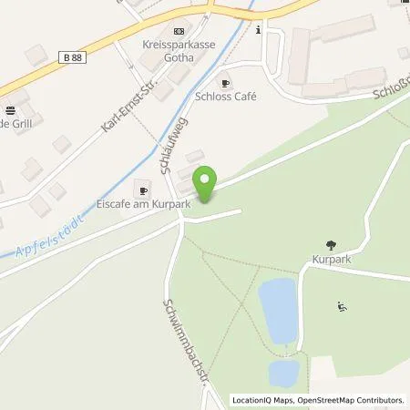 Standortübersicht der Tankstelle Ohra Energie GmbH in 99887 Georgenthal