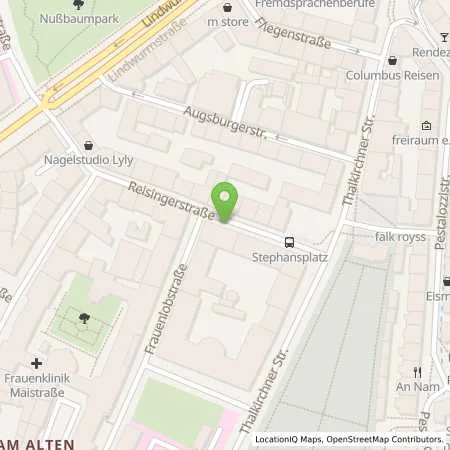 Standortübersicht der Tankstelle SWM Versorgungs GmbH in 80337 München