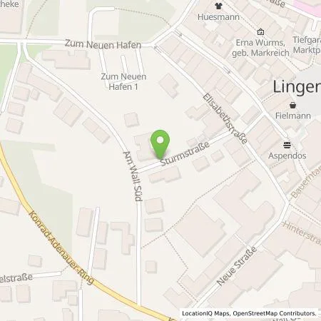 Standortübersicht der Tankstelle Stadtwerke Lingen GmbH in 49808 Lingen (Ems)