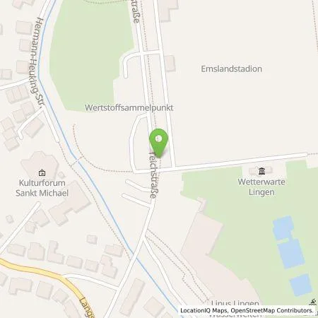 Standortübersicht der Tankstelle Stadtwerke Lingen GmbH in 49808 Lingen