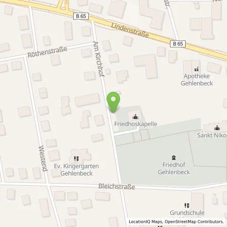 Standortübersicht der Tankstelle Stadtwerke Lübbecke GmbH in 32312 Lübbecke