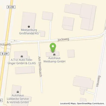 Standortübersicht der Tankstelle Stadtwerke Lübbecke GmbH in 32312 Lübbecke