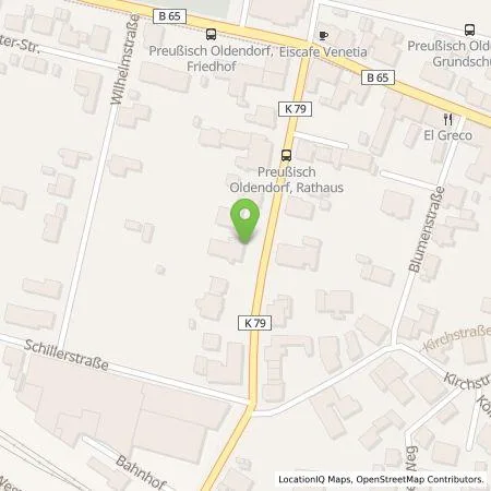 Standortübersicht der Tankstelle Stadtwerke Lübbecke GmbH in 32361 Preußisch Oldendorf