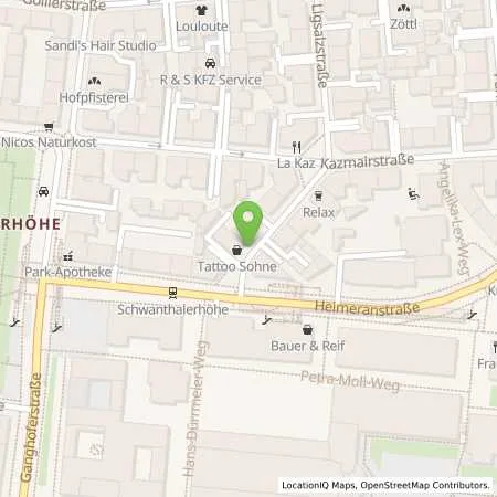 Standortübersicht der Tankstelle SWM Versorgungs GmbH in 80339 München